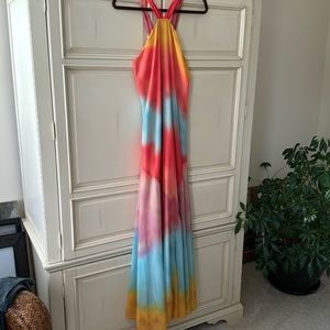 Sundance halter maxi dress-flowy and gorgeous!